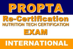 Nutrition Tech Re-Certification Exam (International)