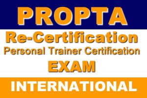 Personal Trainer Re-Certification Exam (International)