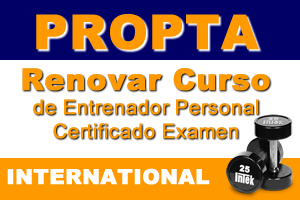 Renovar Curso De Entrenador Personal Certificado Examen (International)
