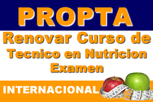 Renovar Curso De Tecnico En Nutricion Examen (Internacional)